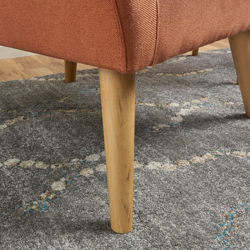 Fauteuil club, fauteuil club moderne en tissu Mid-Century