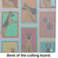 Lots of German Shepherd Glass Cutting Board Large