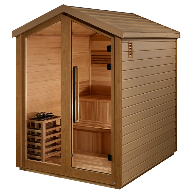 Dynamic Infrared "savonlinna" 3 Person Barn Outdoor Traditional Sauna