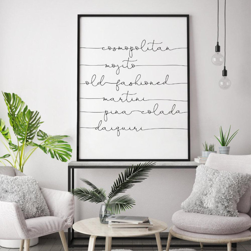 Print, Black Oak Frame, 59.4 cm H x 42 cm W x 2.5 cm D