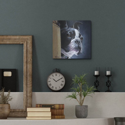 Winston Porter 'Dogs Boston Terrier' by Lindsay Kivi Metal Wall Art