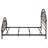 Metal Queen Open Frame Bed