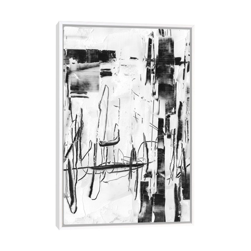 «Polar Storm II» par Ethan Harper - reproduction d'art, H 48 po x l 32 po x P 1,5 po, Toile blanche encadrée, Pas de tapis
