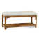 Summer Retreat Wicker Shelf Storage Bench