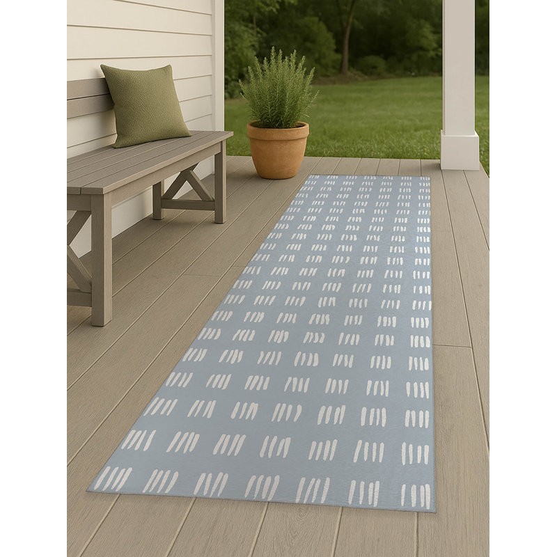 Tapis d'extérieur antidérapant Dash, Tapis de couloir 2 pi 6 po x 8 pi