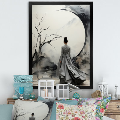 «Tevian Asian Art Ballet Sumi II», reproduction sur toile