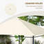 Candica Dakota Fields Cream Polyester Replacement Canopy for Gazebo