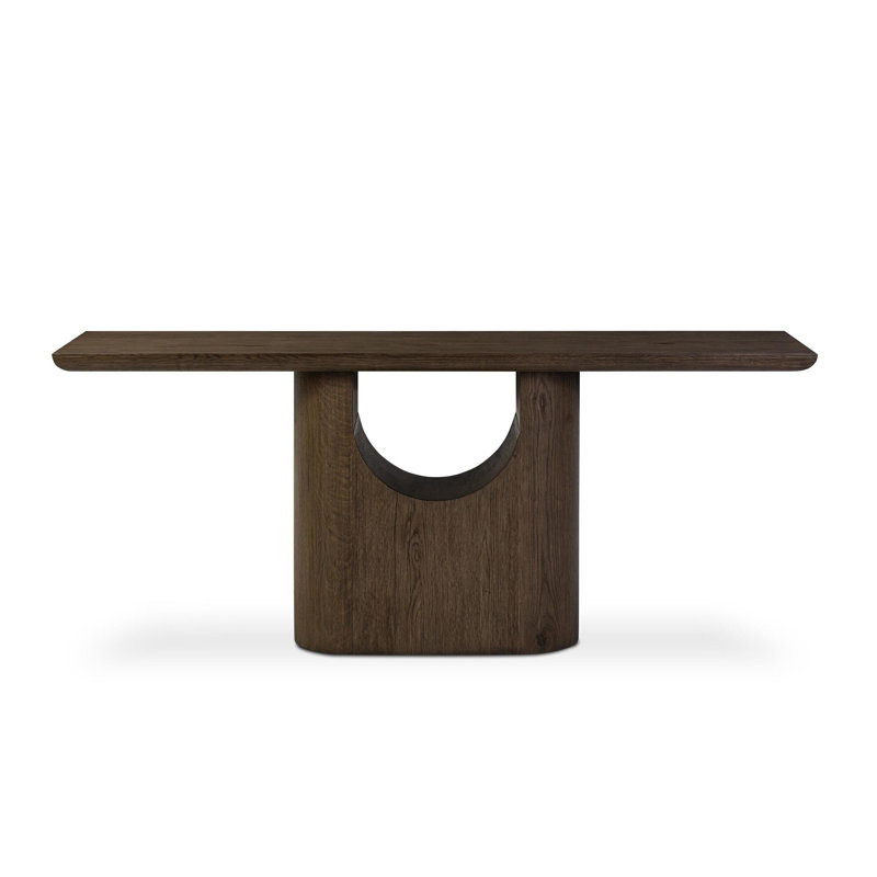 Console Bevie - Placage de chêne brun