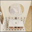 Meuble-lavabo flottant mural de 36 pouces avec lavabo vasque blanc brillant, rangement ouvert et conception durable et résistante à l'humidité pour les salles de bain modernes-1327074982