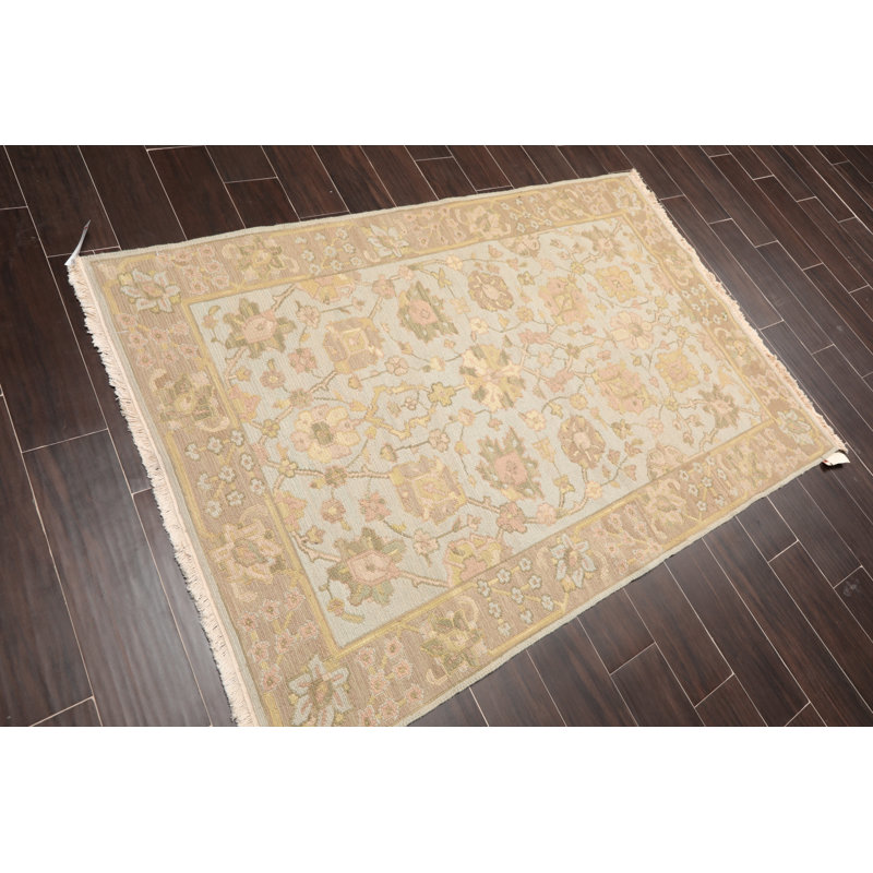 Anola One-of-a-Kind 3'1" X 5'1" Wool Area Rug in Light Blue