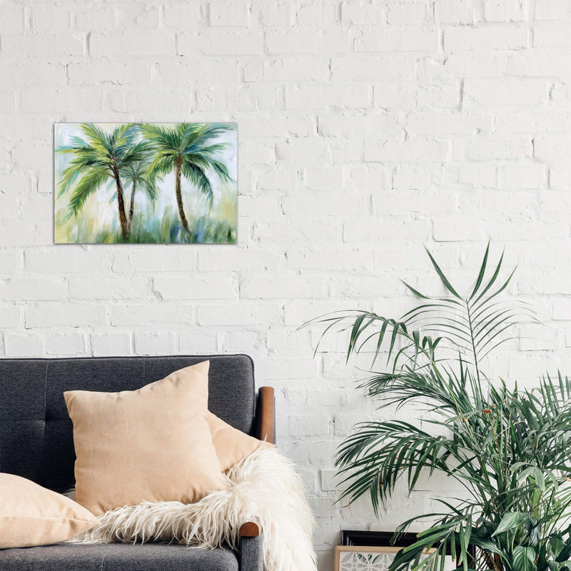 Palm Sensation 1 Piece Wrapped Canvas Painting, 101.6 cm H x 66.04 cm W x 1.91 cm D