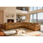 Canapé modulaire réversible inclinable en cuir de 119,5 po de large Ayshea-88773568-124244163