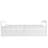 Twin Size Platform Bed, With Two Drawers, White
