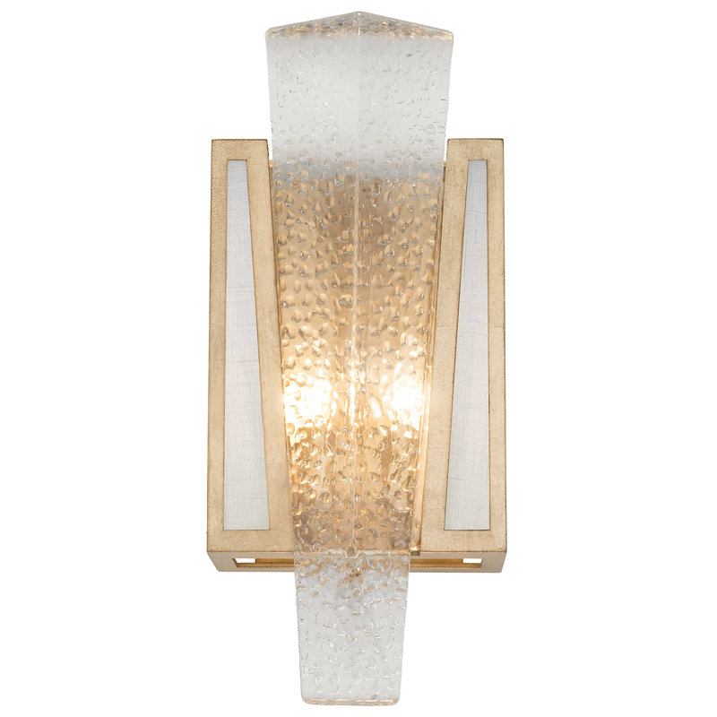 Crownstone Flush Mounted Sconce, Gold