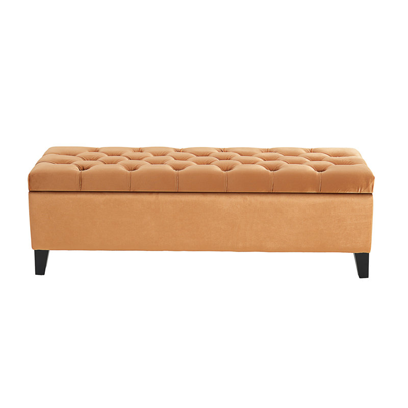 Repose-pieds avec rangement Glouster, Orange