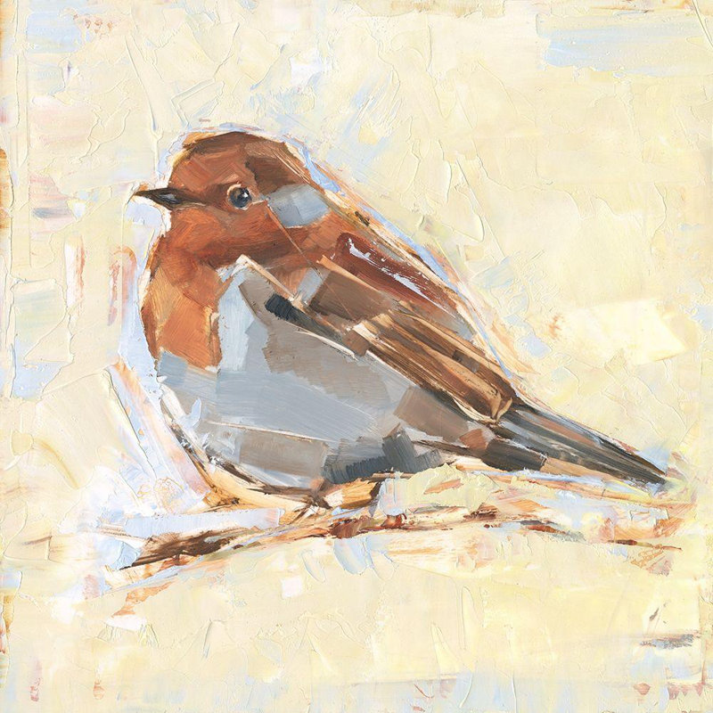 Art sur toile tendue par Winston Porter Harper, Ethan Gallery, Bird Variété I, H 15 po x l 15 po