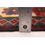 Tapis rouge en laine New Age de conception unique 5 pi 0 po x 6 pi 6 po Kargahi