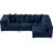 Izara Velvet L-Shaped Sectional Reversible-82749476
