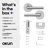 Stark Privacy Door Lever Modern Concealed Design For (Bed & Bath) – Sleek Minimalist Style in Chrome-114645511