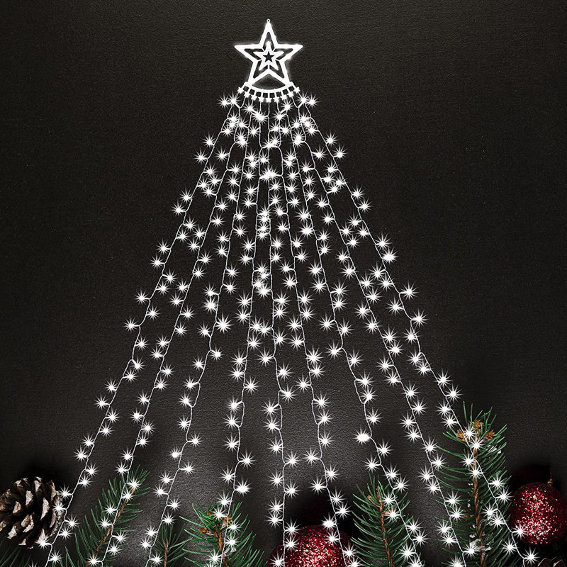 350cm Hardwired 350 - Bulb Curtain String Light (End to End Connectable)