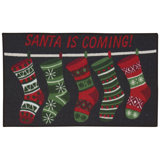 Tapis de l’espace noir 1 pi 8 po x 2 pi 9 po santa is bientôt