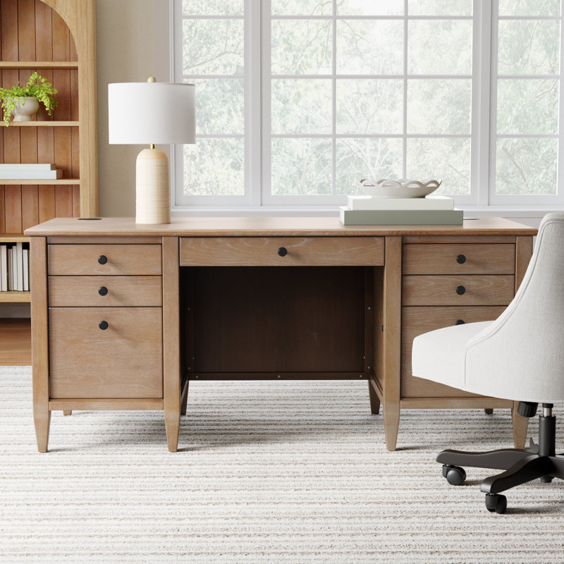 Gayle 66'' W Rectangular Executive Desk
