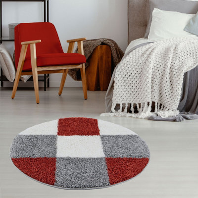 Myshaggy Collection Rugs Geometric Design in Terra