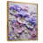 Toile avec cadre flottant or