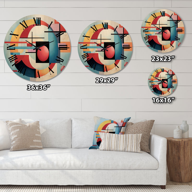 Horloge murale Rosecrans, Moyenne