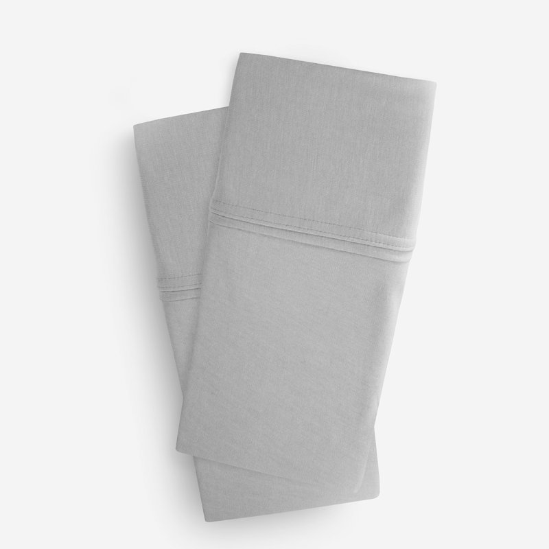 Bedgear Hyper-Wool Pillowcase Set - 2 Piece - Warmth without Overheating - Breathable, Queen Pillowcase, Light Gray