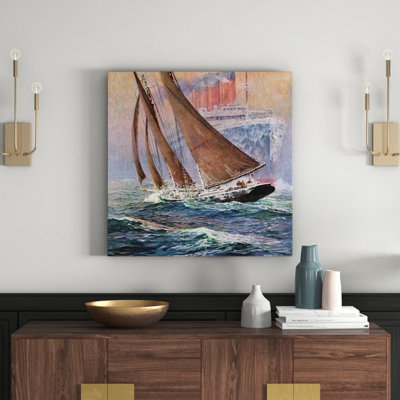 Watch Those Waves - Wrapped Canvas Print