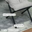 Chaise d'appoint rembourrée avec poches latérales