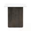 Ensemble de 2 tables basses avec plateau spacieux et tablette inférieure ouverte-1712751618