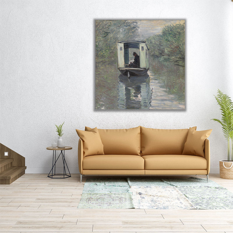The Studio Boat, 1876 - reproduction d'art sur toile, H 20 po x l 20 po