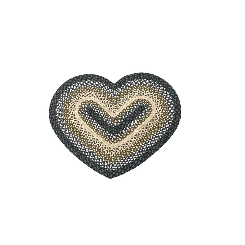 Tapis Carlynne, Brun / beige / gris / vert / crème