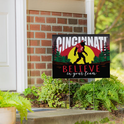 University of Cincinnati Yard Sign, Bigfoot
