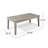 Ajuni 42" W Rectangular Powder-Coated Outdoor Coffee Table-1729794521