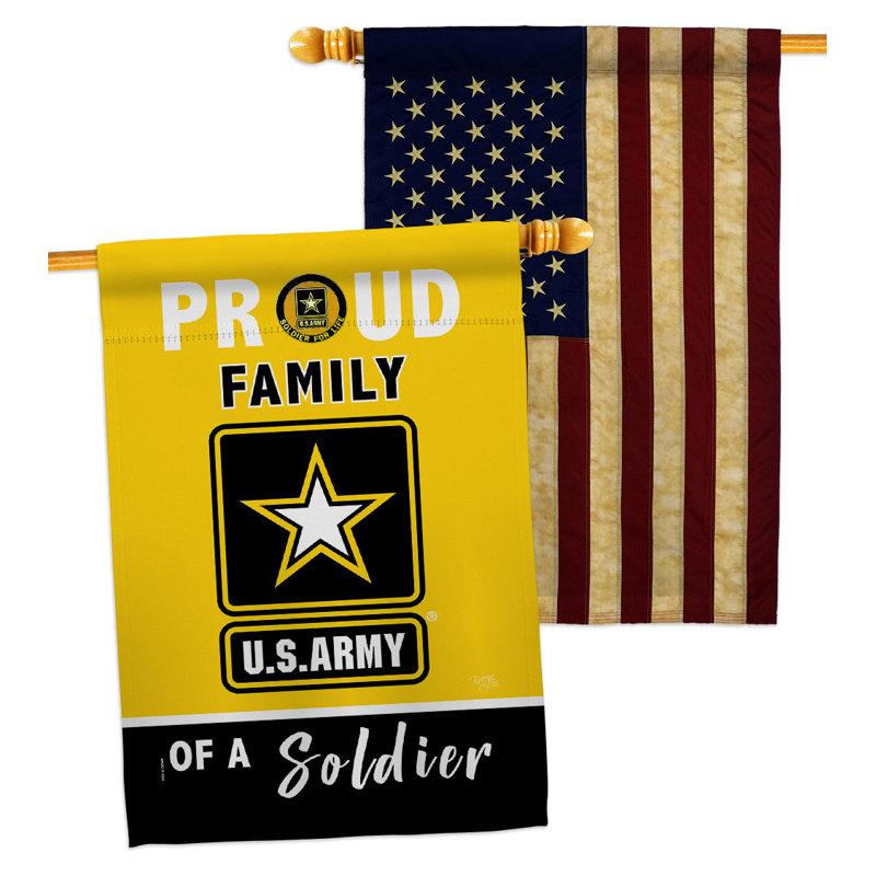 Double Sided 40'' H x 28'' W Polyester House Flag