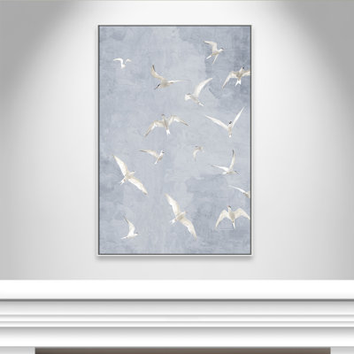 Flight Light Grey Print by Kimberly Allen