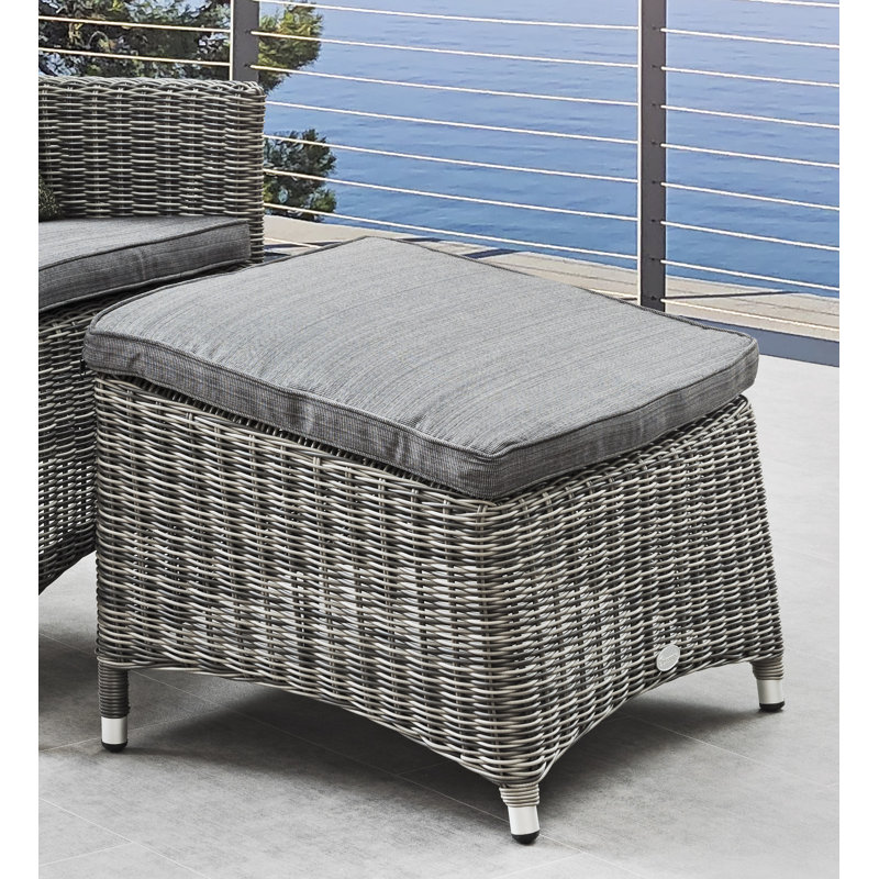 Rihamna Wicker Outdoor Ottoman