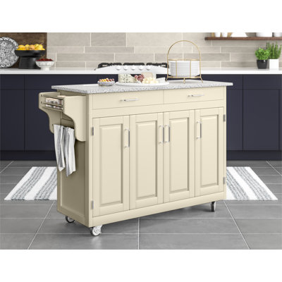Littrell Granite Top Kitchen Island