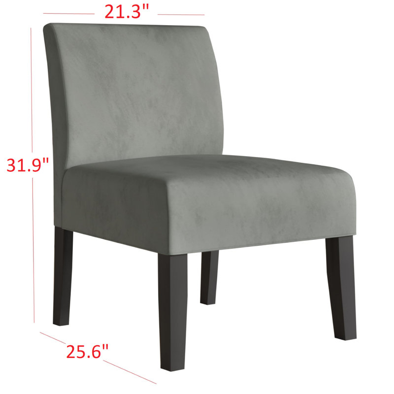3 Piece Set Kolar Accent Slipper Chairs and Tall End Table