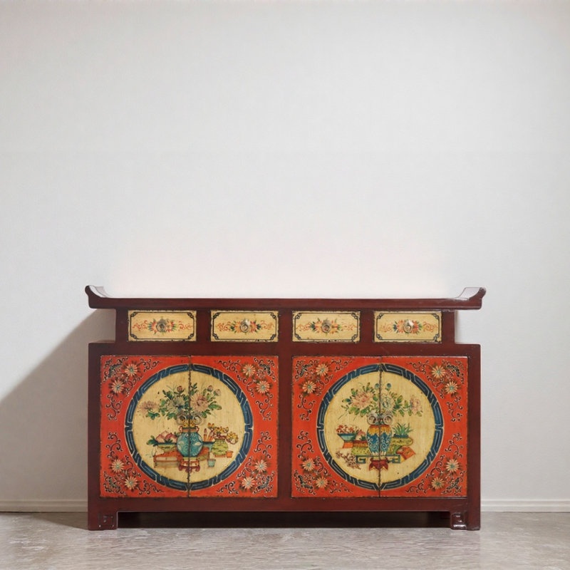 Retro Painted TV Cabinet