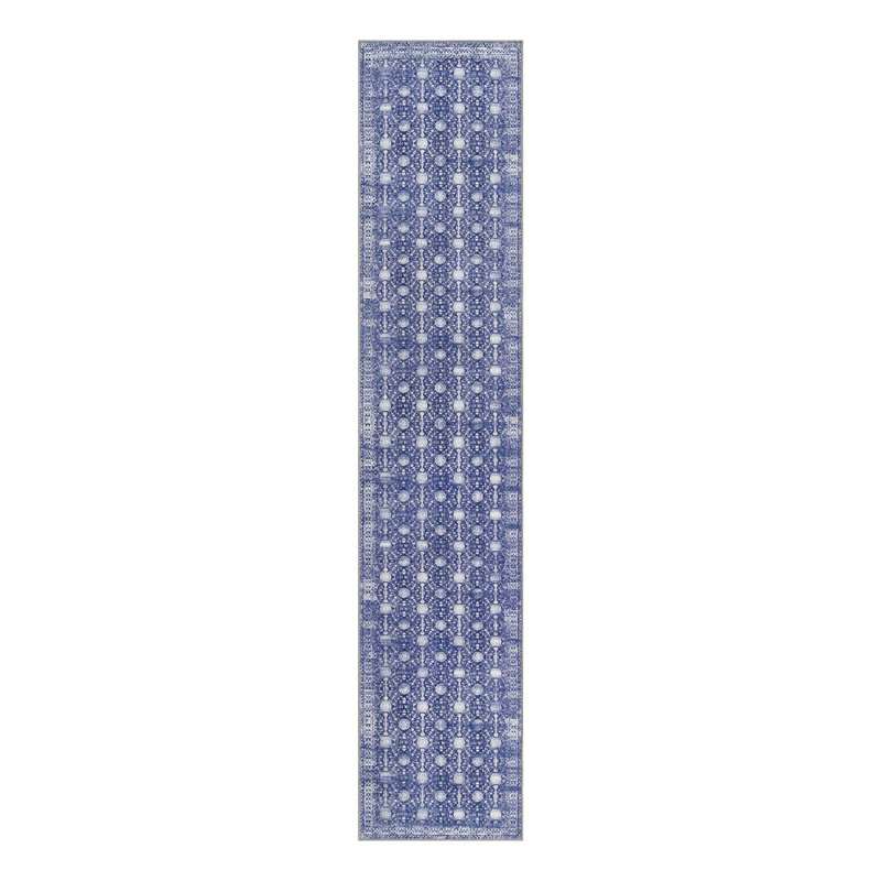 Tapis gris Canora, Tapis de couloir 2 pi 6 po x 12 pi