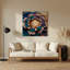 Cats Raas, art mural gris en métal-372471169