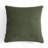 Decorative Compression Green Corduroy Square Throw Pillow Covers With Inserts-113417196
