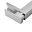 Robinet de salle de bain Waterfall Nickel brossé à poignée simple, robinet de meuble-lavabo à 1 ou 3 trous-117992882