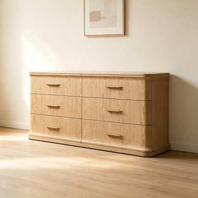 Multi-Drawer Simple Sideboard