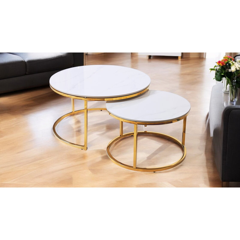  Coffee Table, Gold