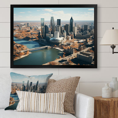 Detroit Motor City II - Detroit Framed Prints